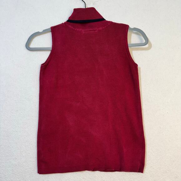 Preview Collection Knitted Silk Turtle Neck Sleeveless Sweater Blouse X-Small XS - Picture 3 of 6